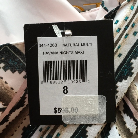 NWT Nanette Lepore Havana Nights Maxi Dress - Picture 7 of 8